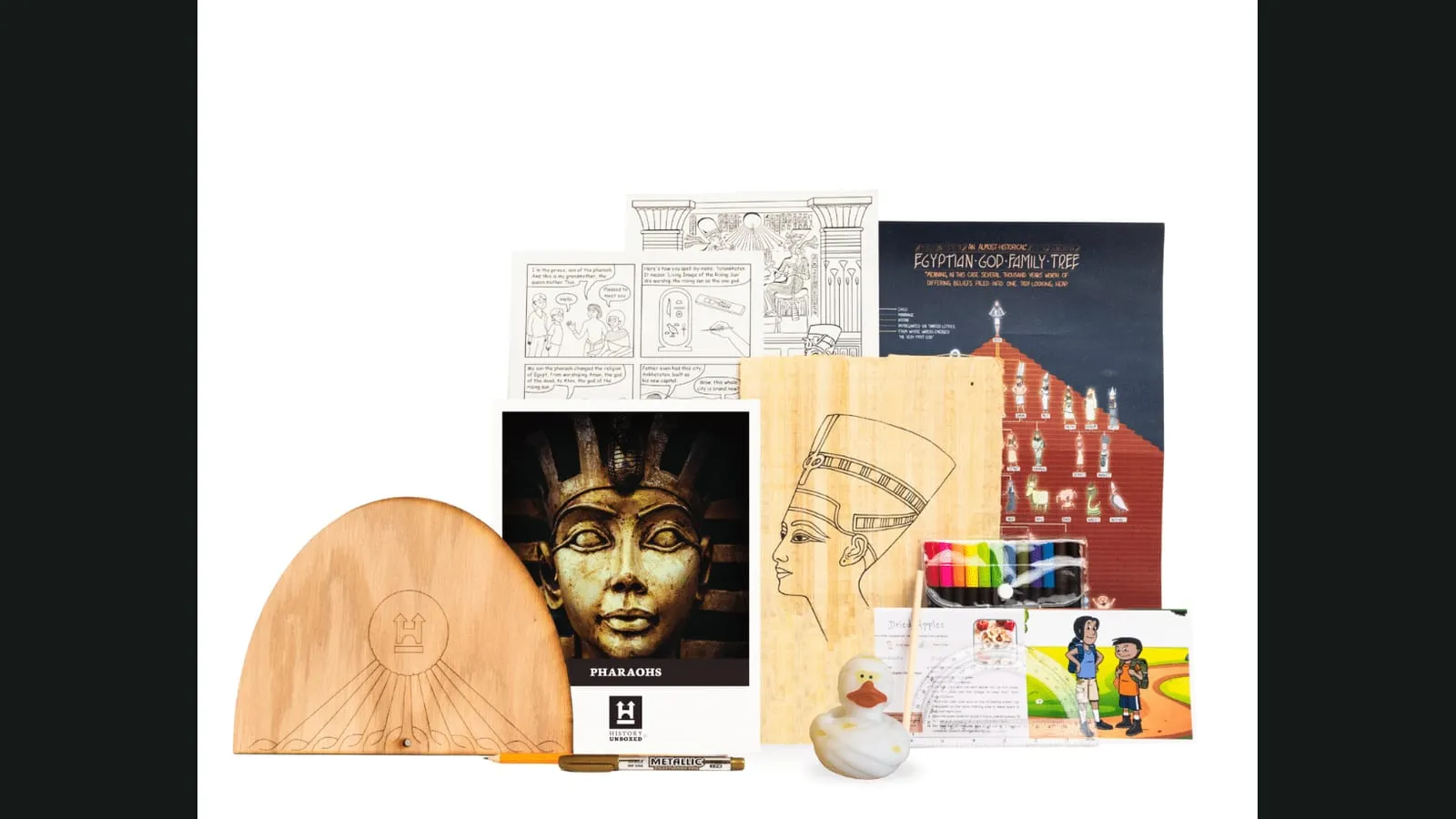 Pharaohs Unboxed (Ancient History) product photography from History Unboxed